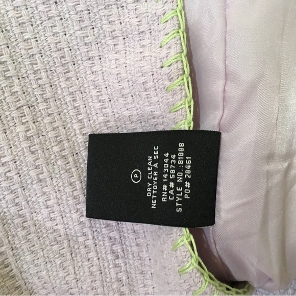 7 For All Mankind Sheath mini dress Lavender Sleeveless Cutout Tweed medium - Picture 4 of 6